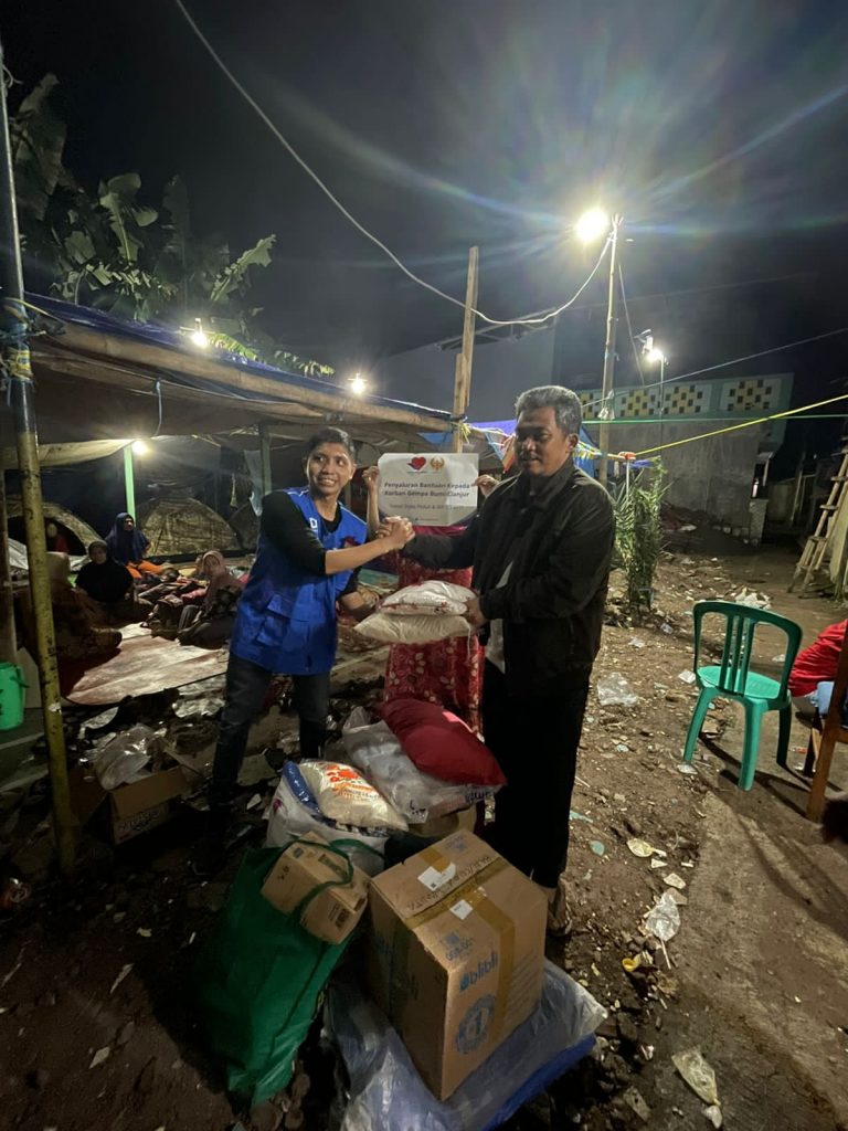 DQ Salurkan Bantuan Tahap I Kepada Korban Gempa Cianjur