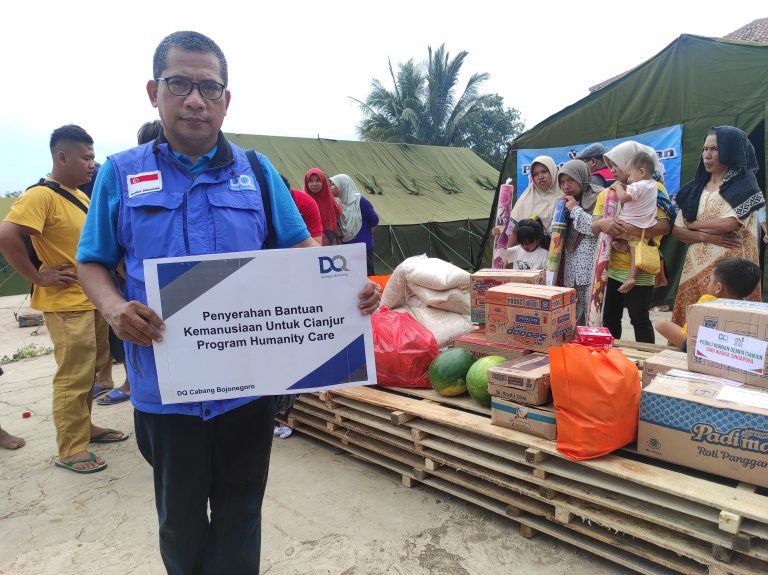 DQ Salurkan Bantuan Tahap II Kepada Korban Gempa Cianjur