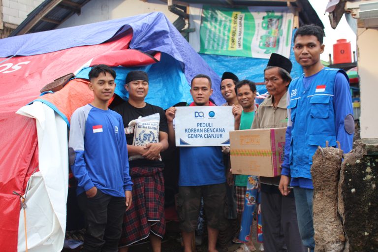 DQ Salurkan Bantuan Tahap III kepada Korban Bencana Gempa Cianjur