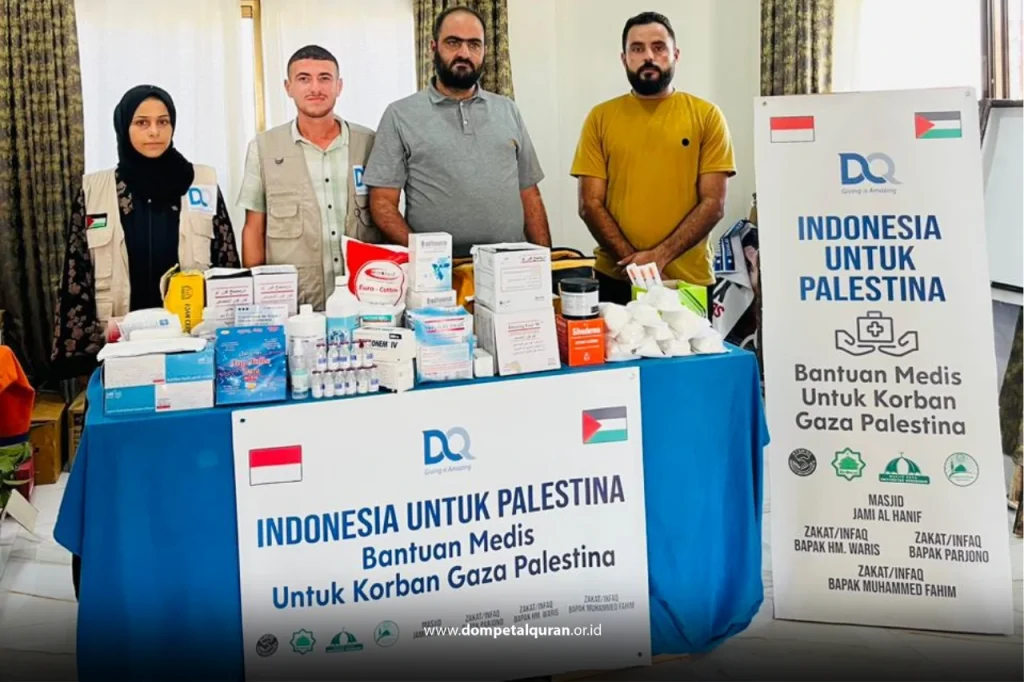 Para Relawan Kesehatan LAZ DQ di Palestina