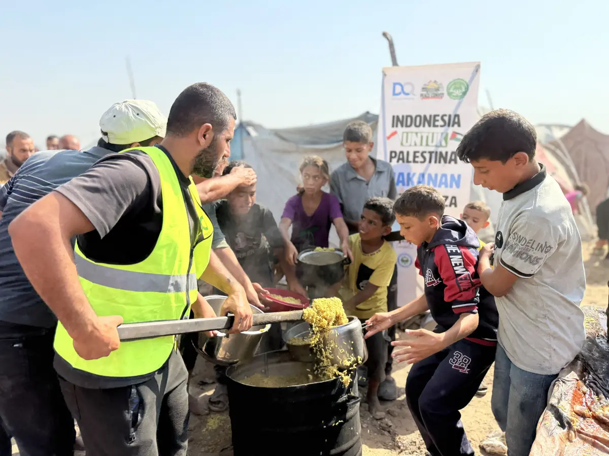 DQ Kembali Salurkan Makanan untuk 2300 Warga Gaza Palestina