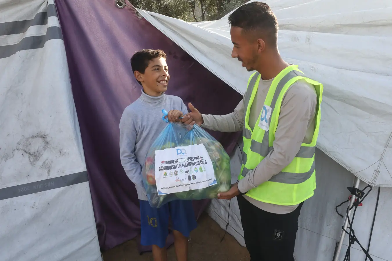 DQ Kembali Salurkan Bantuan Sayur untuk 205 Keluarga di Gaza