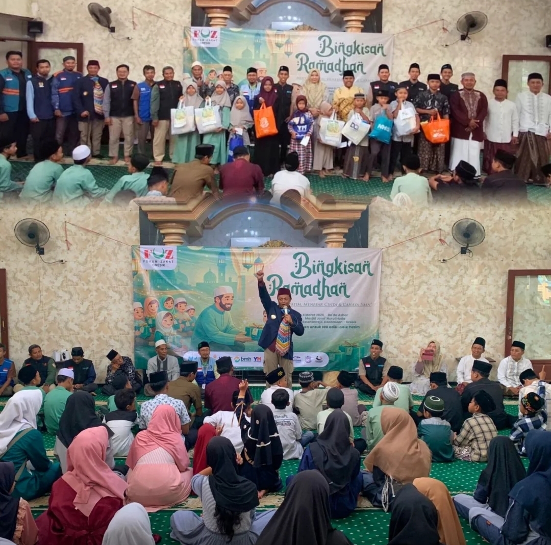 Dampak Berdampak, Kolaborasi DQ Gresik Bersama FOZ Gresik Hadirkan Senyum Lewat Berbagi Bingkisan Ramadhan untuk Yatim