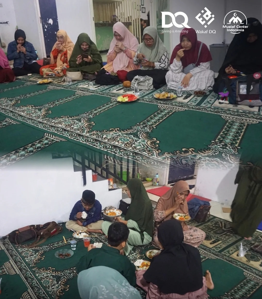 Menguatkan Langkah Hijrah, DQ Berkolaborasi dengan MCI Berbagi Buka Puasa Bersama Mualaf