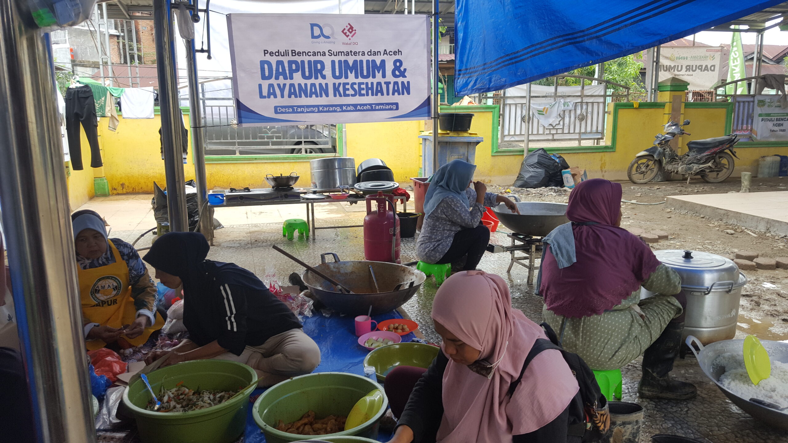 Peduli Bencana Sumatera, DQ Hadirkan Dapur Umum dan Layanan Kesehatan untuk Warga di Aceh Tamiang