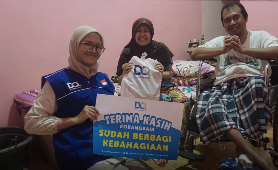 DQ Salurkan Bantuan Kebutuhan Pokok untuk Ibu Mustiah, Ibu Tunggal Perawat Anak Disabilitas