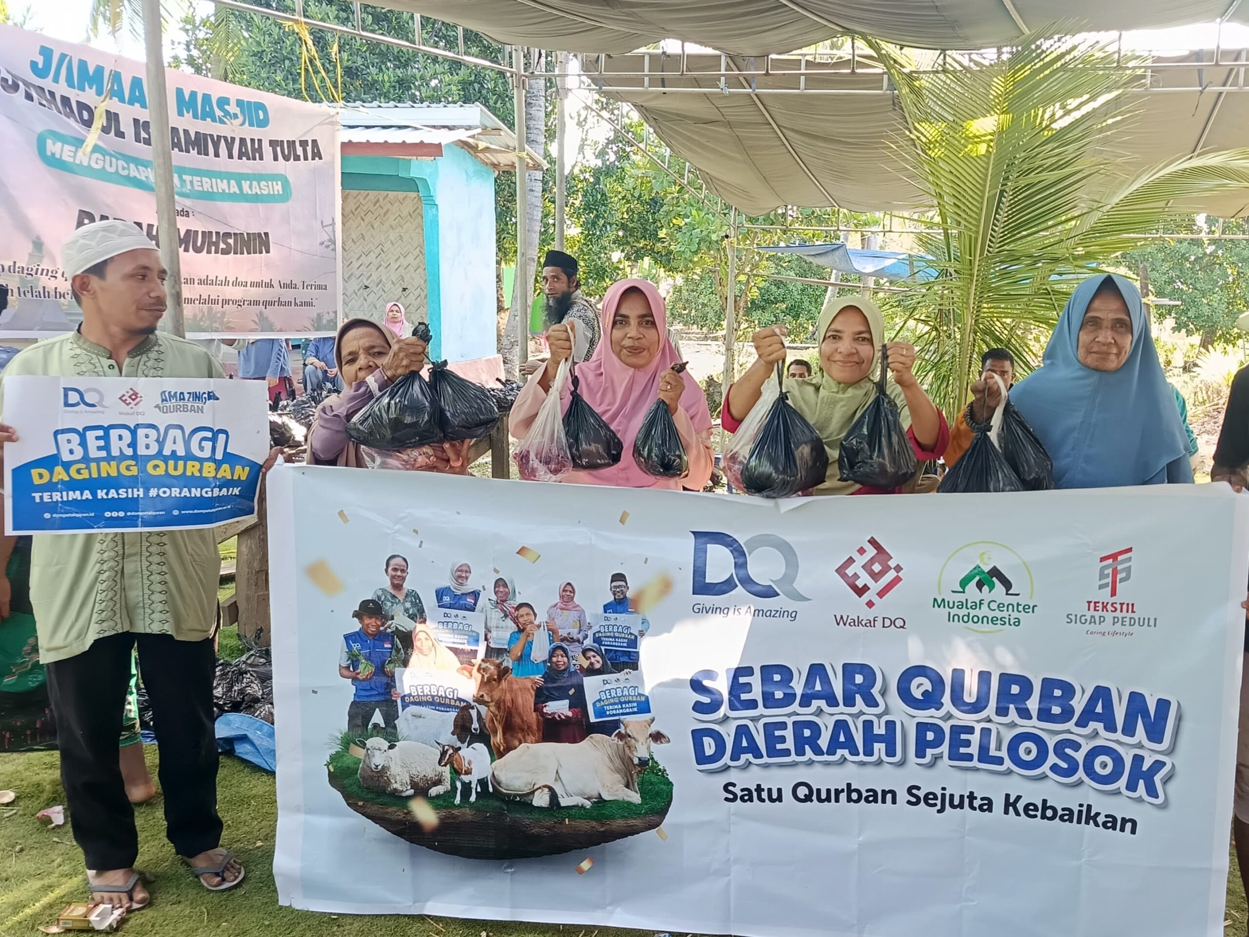 Kuatkan Kepedulian di Indonesia Timur, LAZNAS DQ Distribusikan Hewan Qurban di Alor NTT