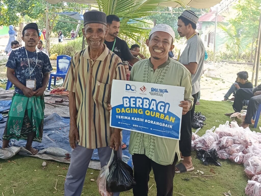 Kuatkan Kepedulian di Indonesia Timur, LAZNAS DQ Distribusikan Hewan Qurban di Alor NTT