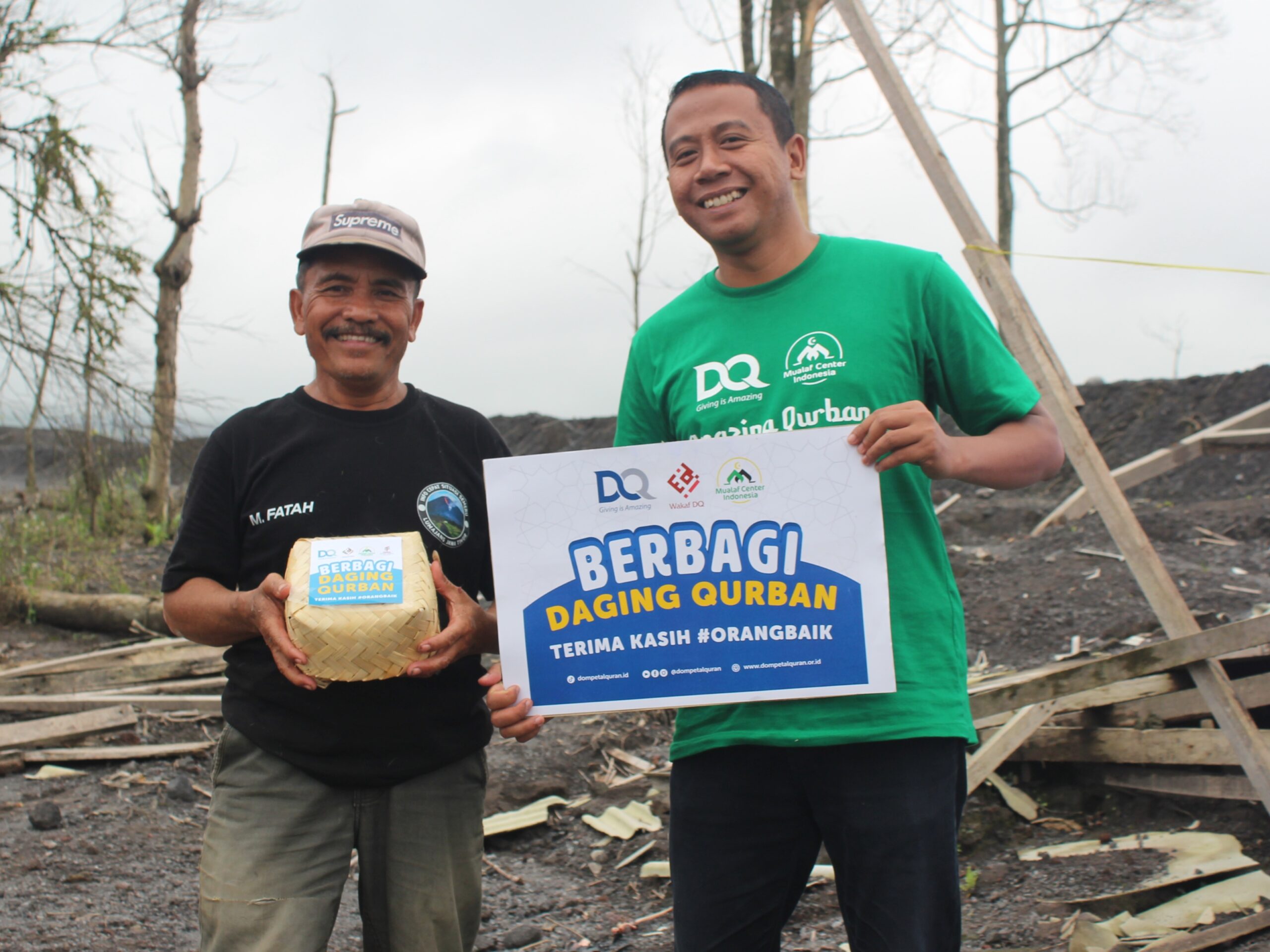 DQ Hadirkan Manfaat Qurban untuk Warga Penyintas Erupsi Semeru