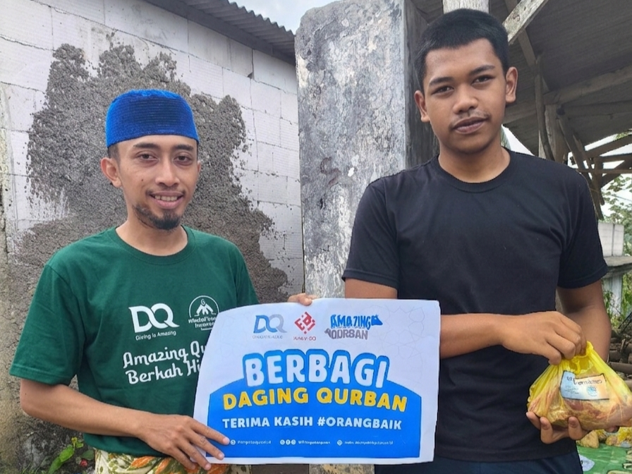 DQ Salurkan Qurban Untuk 40 Warga Dusun Banaran, Malang