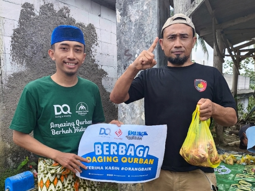 DQ Salurkan Qurban Untuk 40 Warga Dusun Banaran, Malang