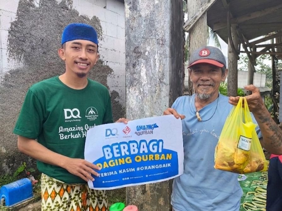 DQ Salurkan Qurban Untuk 40 Warga Dusun Banaran, Malang