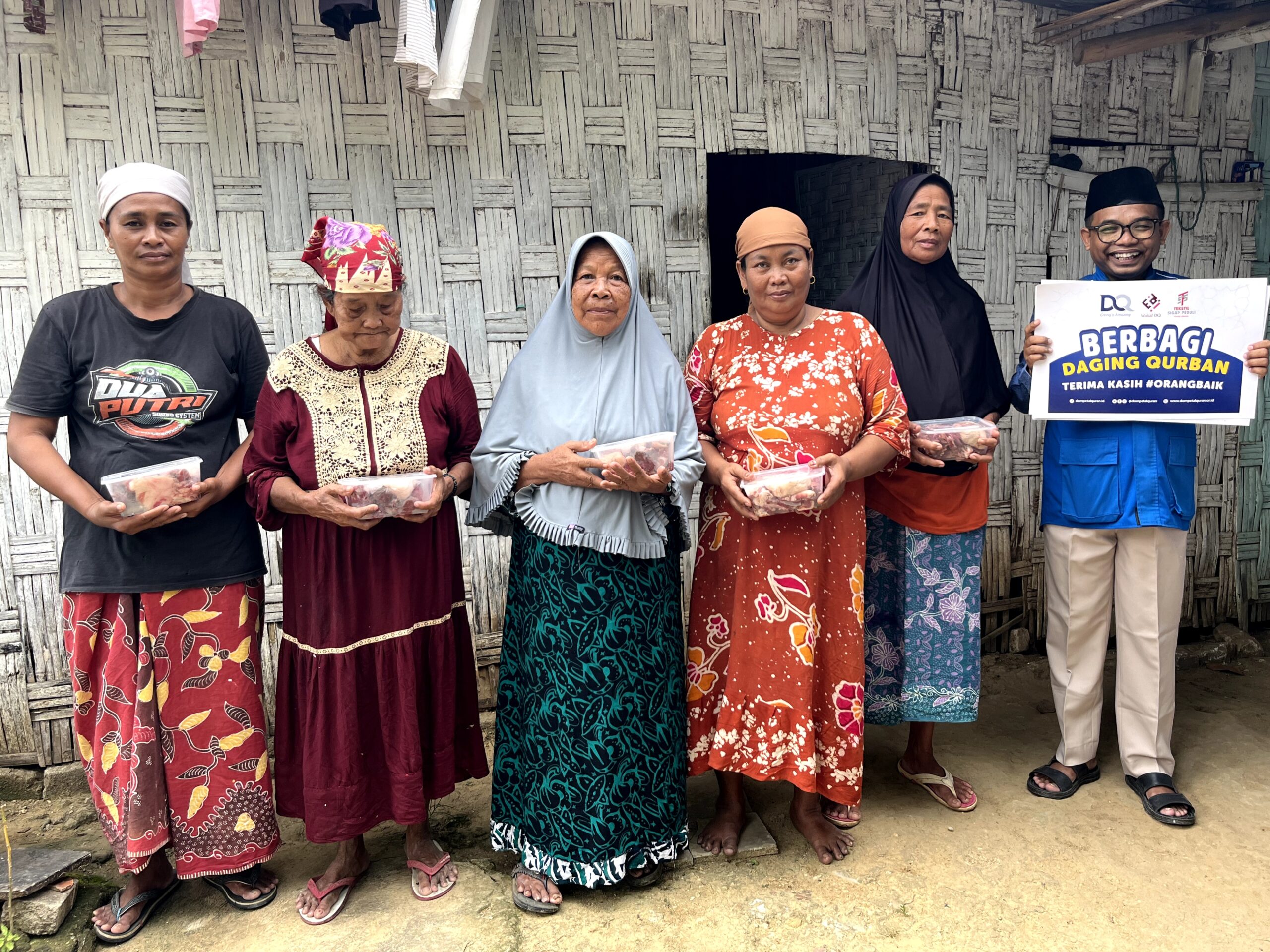 Tebar Manfaat Qurban, DQ Hadir untuk Warga Rawan Pangan Pamekasan
