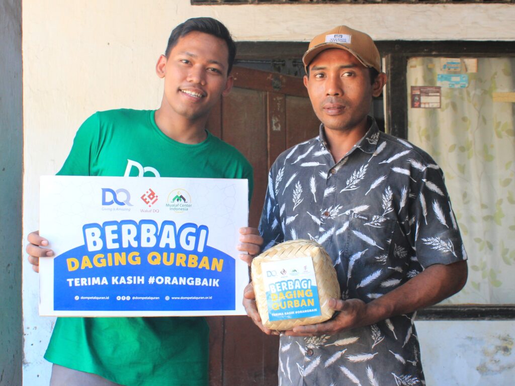 LAZNAS DQ Salurkan Qurban untuk Warga di Daerah Kediri