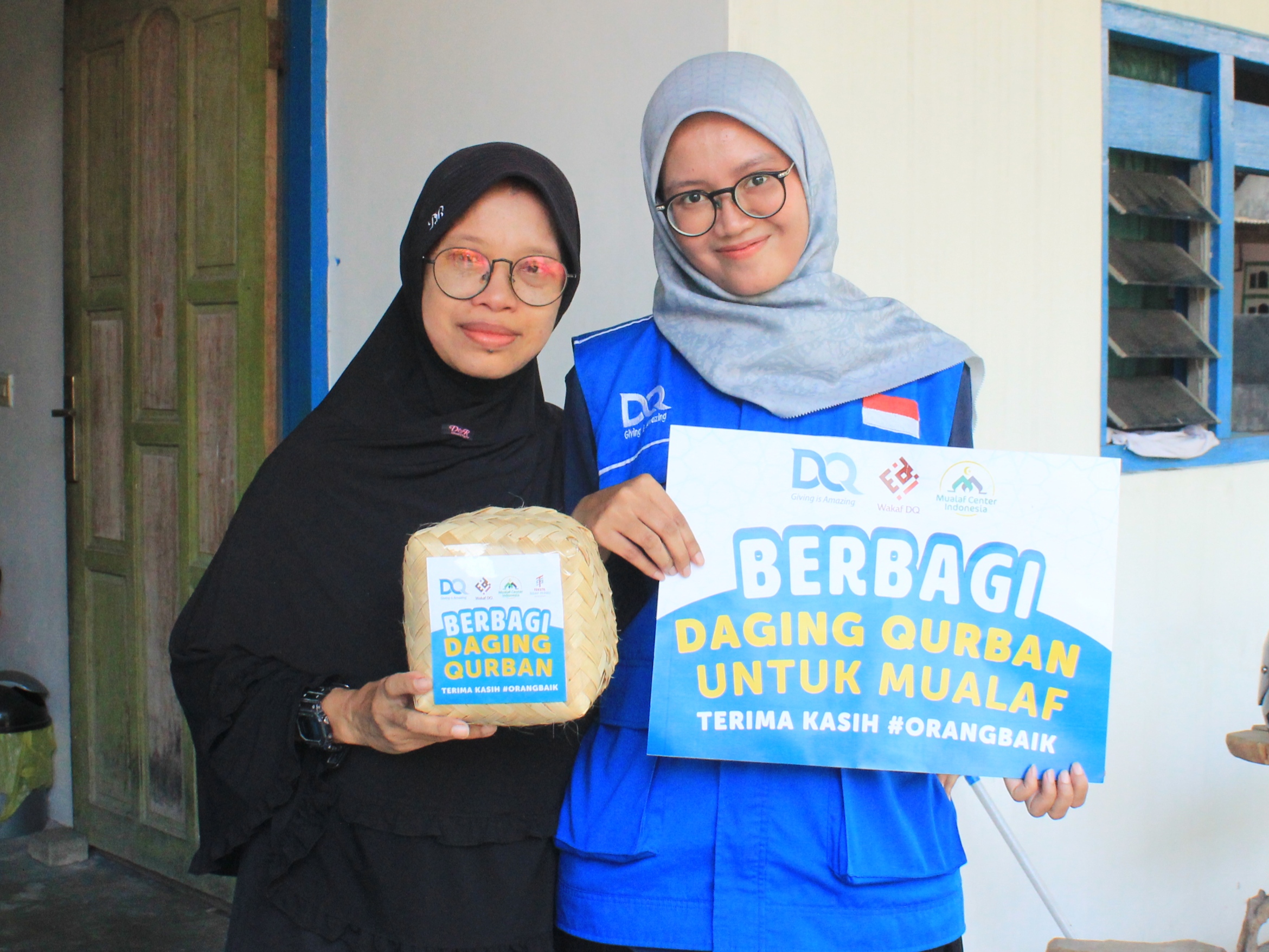 LAZNAS DQ Salurkan Amanah Qurban untuk Mualaf di Daerah Sidoarjo