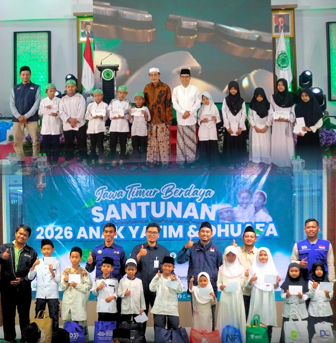 Kolaborasi Kebaikan, DQ Bersama FOZ, Kemenag, dan MUI Jatim Salurkan Bingkisan untuk Anak Yatim & Dhuafa