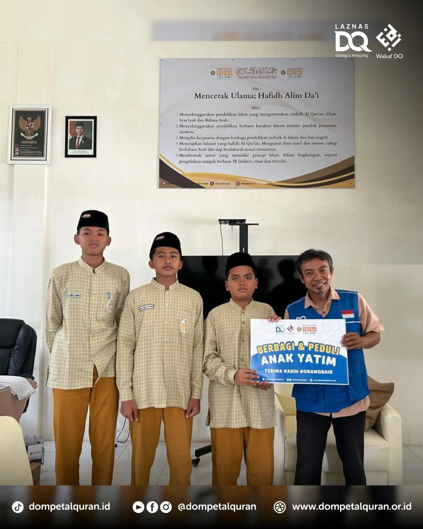 Bersama wujudkan mimpi santri yatim penghafal Al-Qur'an!
