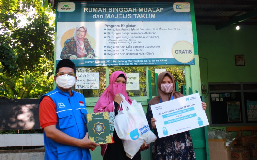 DQ Dampingi MCI Jawa Timur Terima Donasi Yayasan Seribu Senyum