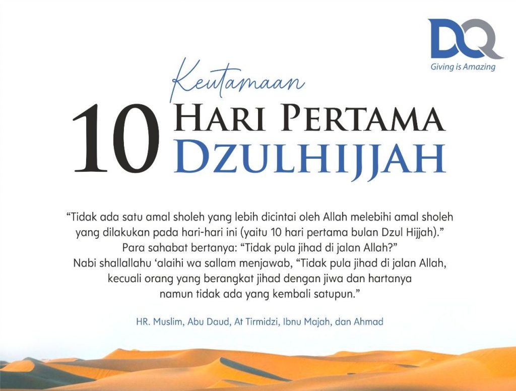 Keutamaan Ber Amal Di 10 Hari Awal Bulan Dzulhijjah 6087