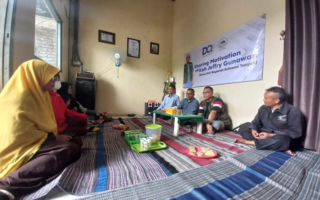 Sharing Motivation with Koh Jeffry Gunawan (Ketua MCI Sulawesi Tengah)