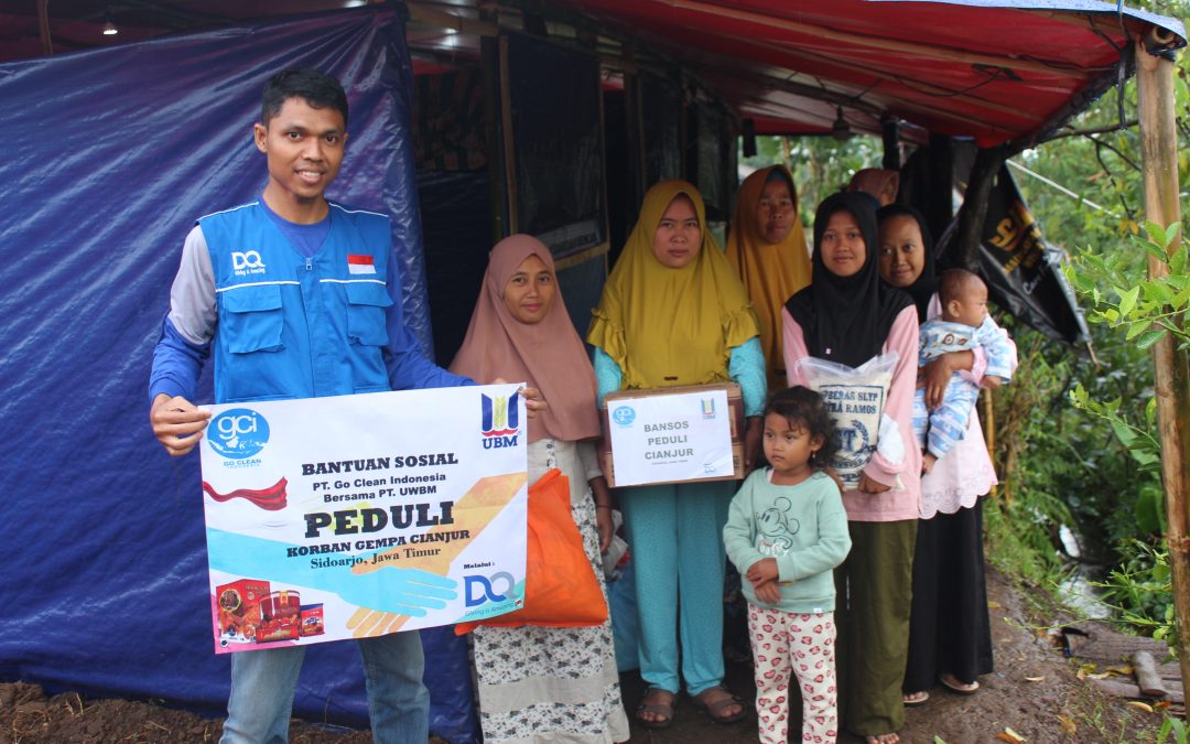 DQ Kolaborasi Salurkan Bantuan untuk Penyintas Gempa Cianjur dengan PT GCI dan UBM Biscuits
