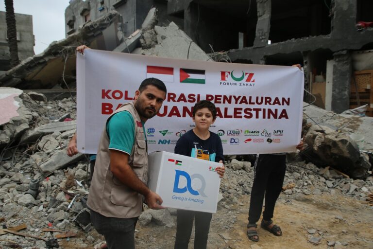 DQ Salurkan Bantuan Tahap 3 untuk Warga Palestina
