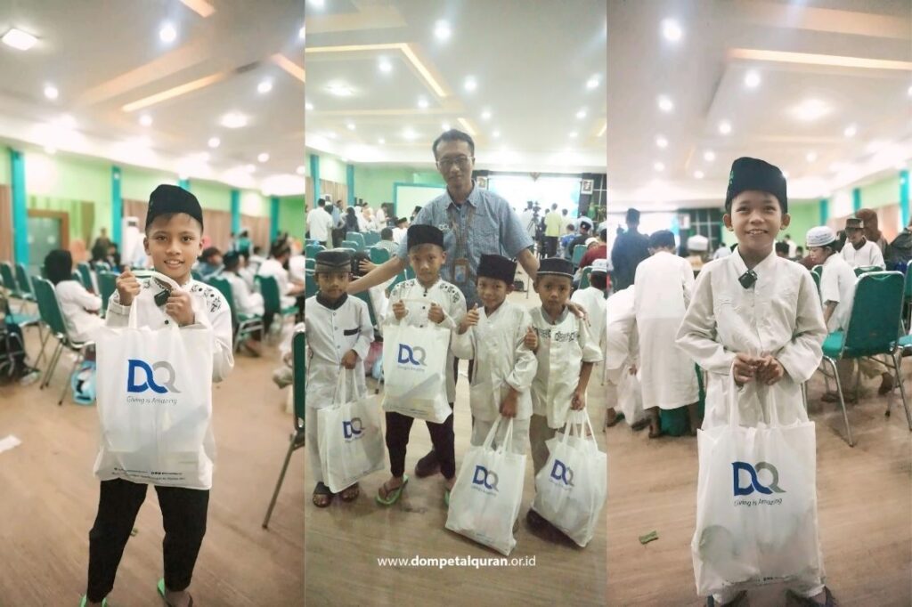 DQ Menyalurkan Bantuan Perlengkapan Alat Tulis Untuk Anak Yatim