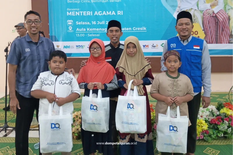 DQ Gresik Berkolaborasi Bersama Kemenag Gresik Dalam Program Lebaran Yatim Berbagi Cinta Berlimpah Berkah