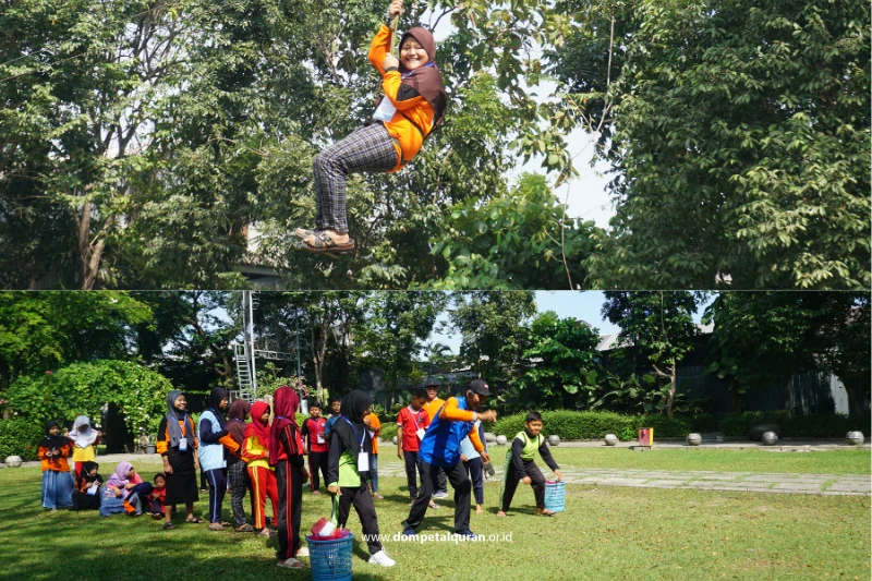 Flying Fox dan Lomba Ketangkasan