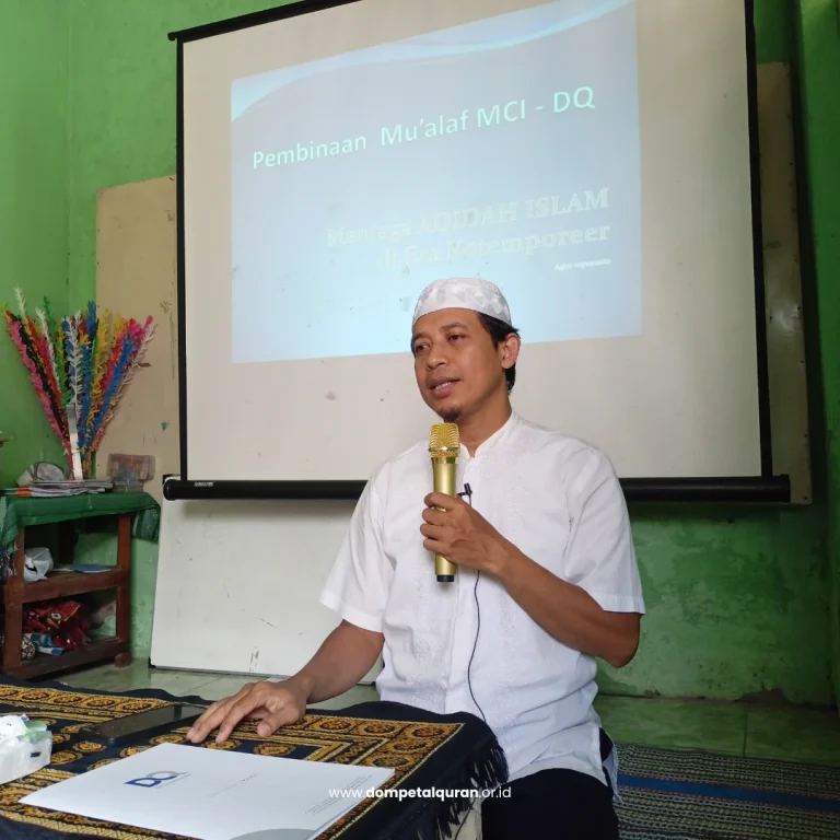 DQ Bersama MCI Jatim Selenggarakan Kelas Pembinaan Mualaf dan Umum di Rumah Singgah Mualaf Ar-Ridho Sidoarjo