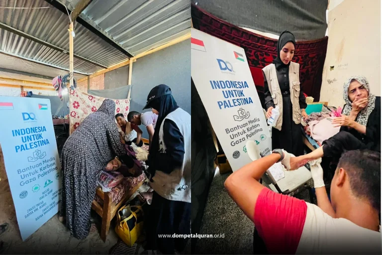 LAZ DQ Kembali Berikan Bantuan Layanan Medis Untuk Korban Pasca Serangan Israel di Kamp Al-Mawasi Khan Younis, Gaza Selatan