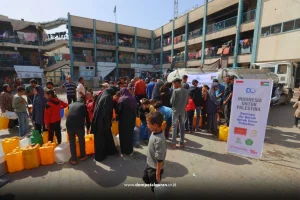 Distrubusi Air Bersih Gaza Utara