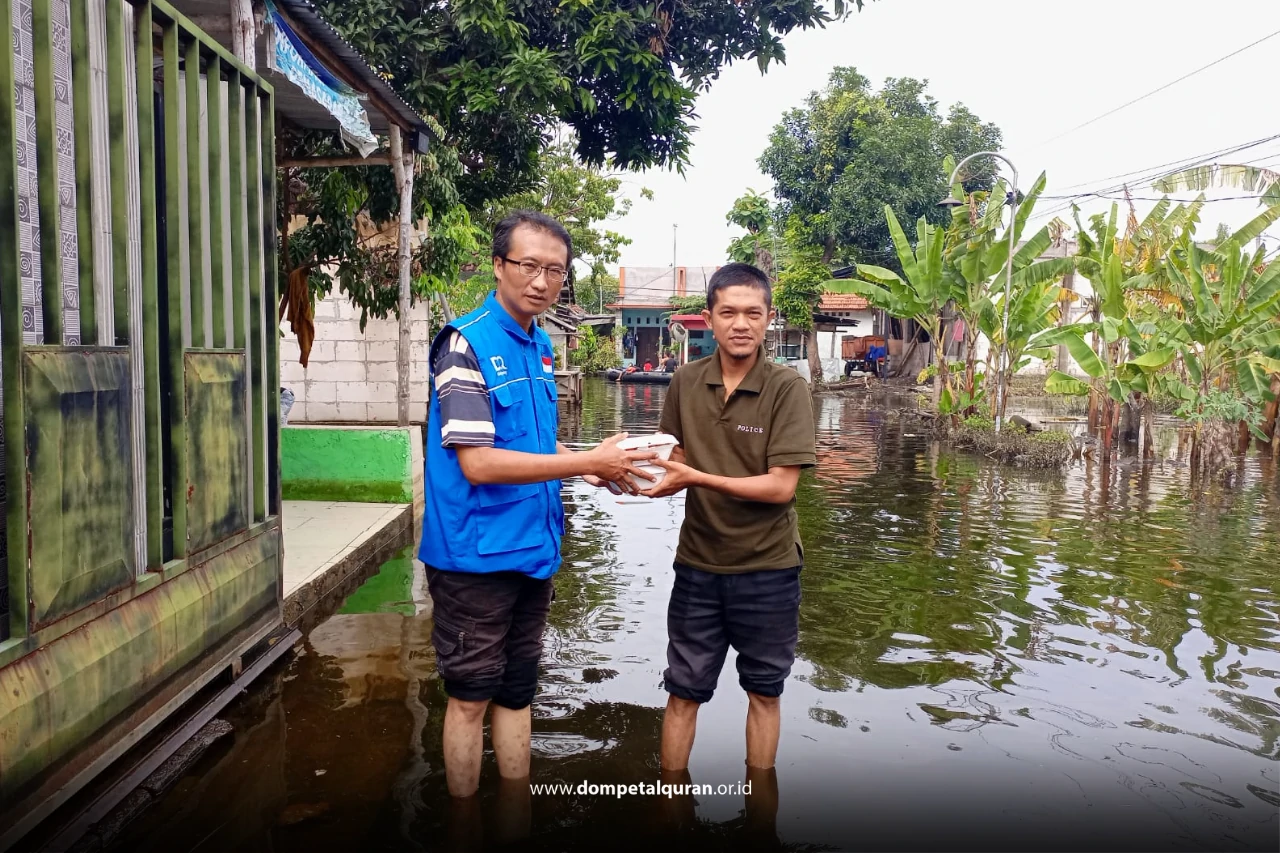 Bantuan Banjir Prajurit Kulon, Mojokerto